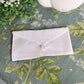 Embroidered Mother Hankie with Button Envelope