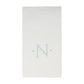 Caspari - Robin's Egg Blue Initial Guest Towel
