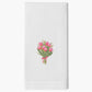 Henry Handwork - Hand-Embroidered Hand Towel - Tulip Bouquet