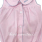 Sweet Dreams - Pink Bubble with Blue Picot Trim