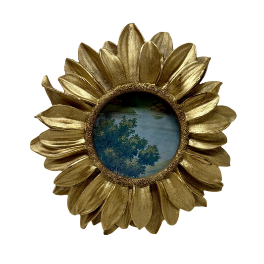 Gold Sunflower Picture Frame