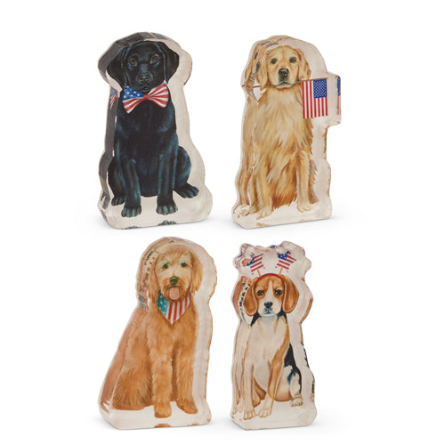 Patriotic Dog Paperweight