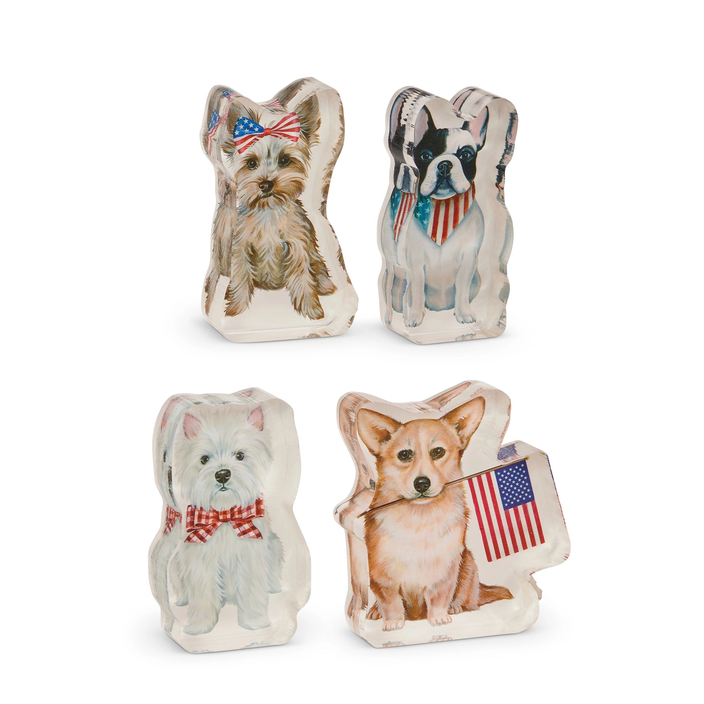 Patriotic Pup Paperweight
