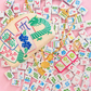Embroidered Mahjong Clutch