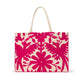 Embroidered Bird Tote Bag - Pink or Blue