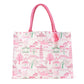 Mahjong Block Print Pattern Tote Bag