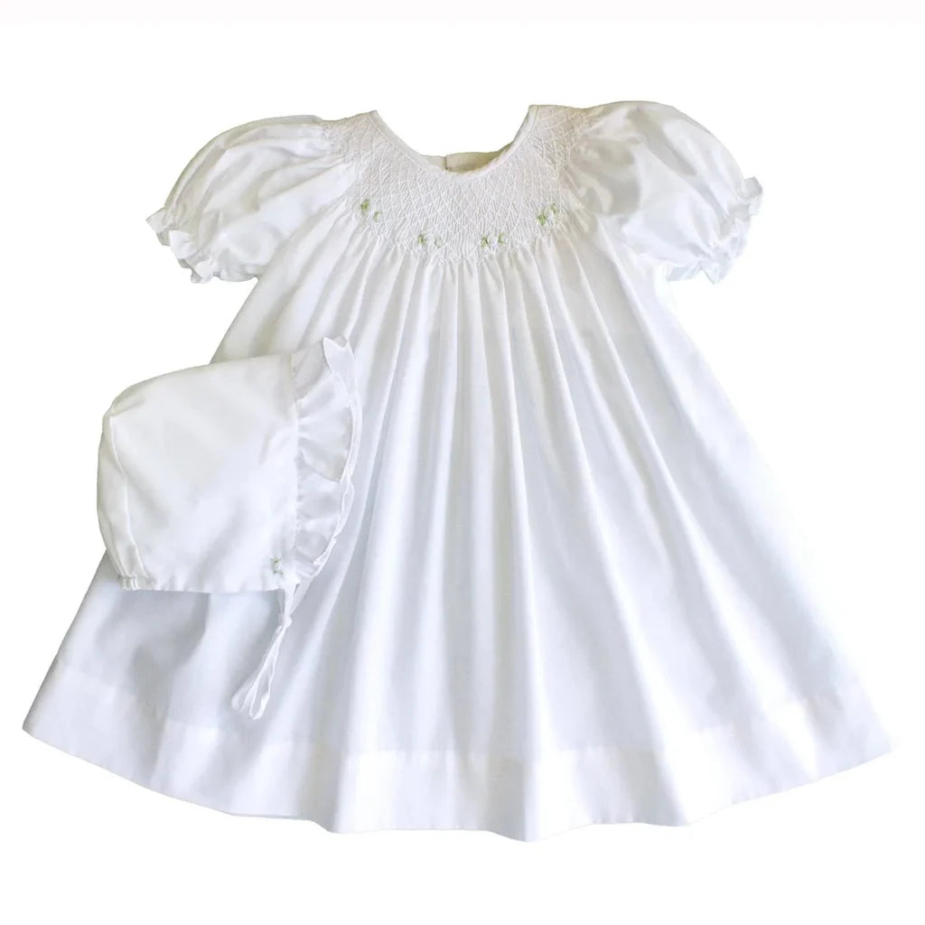 Petit Ami - Bishop Dress with Bonnet