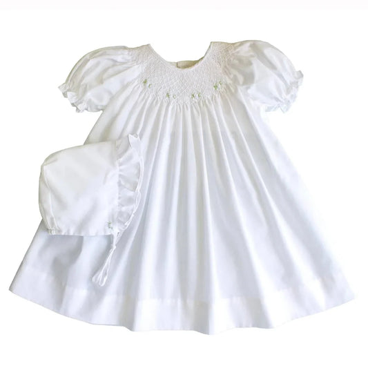 Petit Ami - Bishop Dress with Bonnet