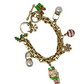Gold Holiday Charm Bracelet