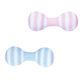 Zubels - Dumbbell Hand-Knit Rattle - Pink or Blue