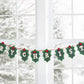 Merry Christmas Wool Holly Garland