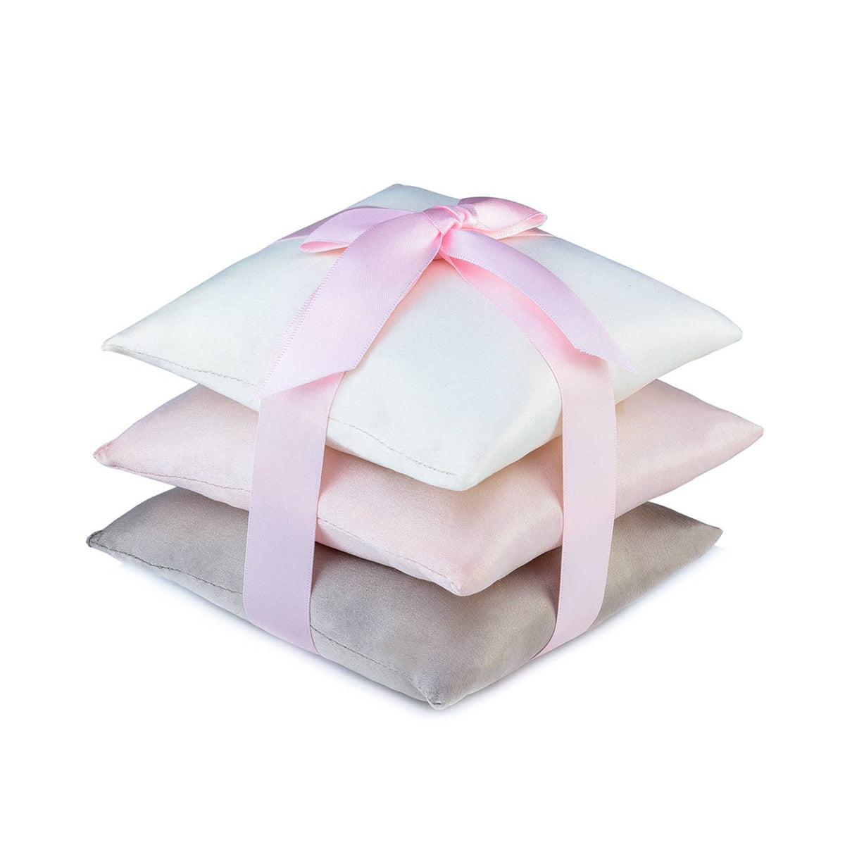 Pink Silk Sachet - Set of 3