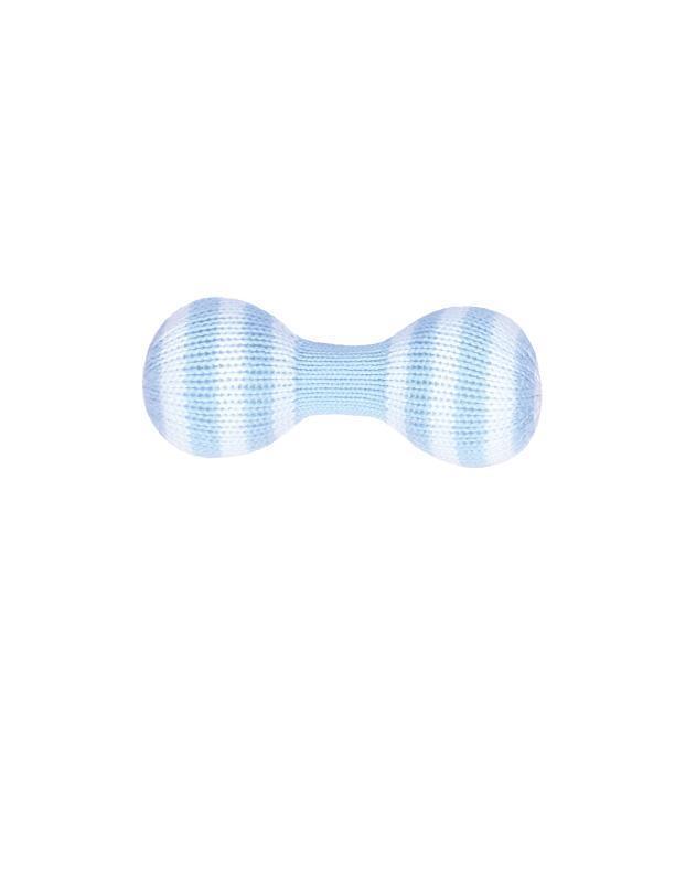 Zubels - Dumbbell Hand-Knit Rattle - Pink or Blue