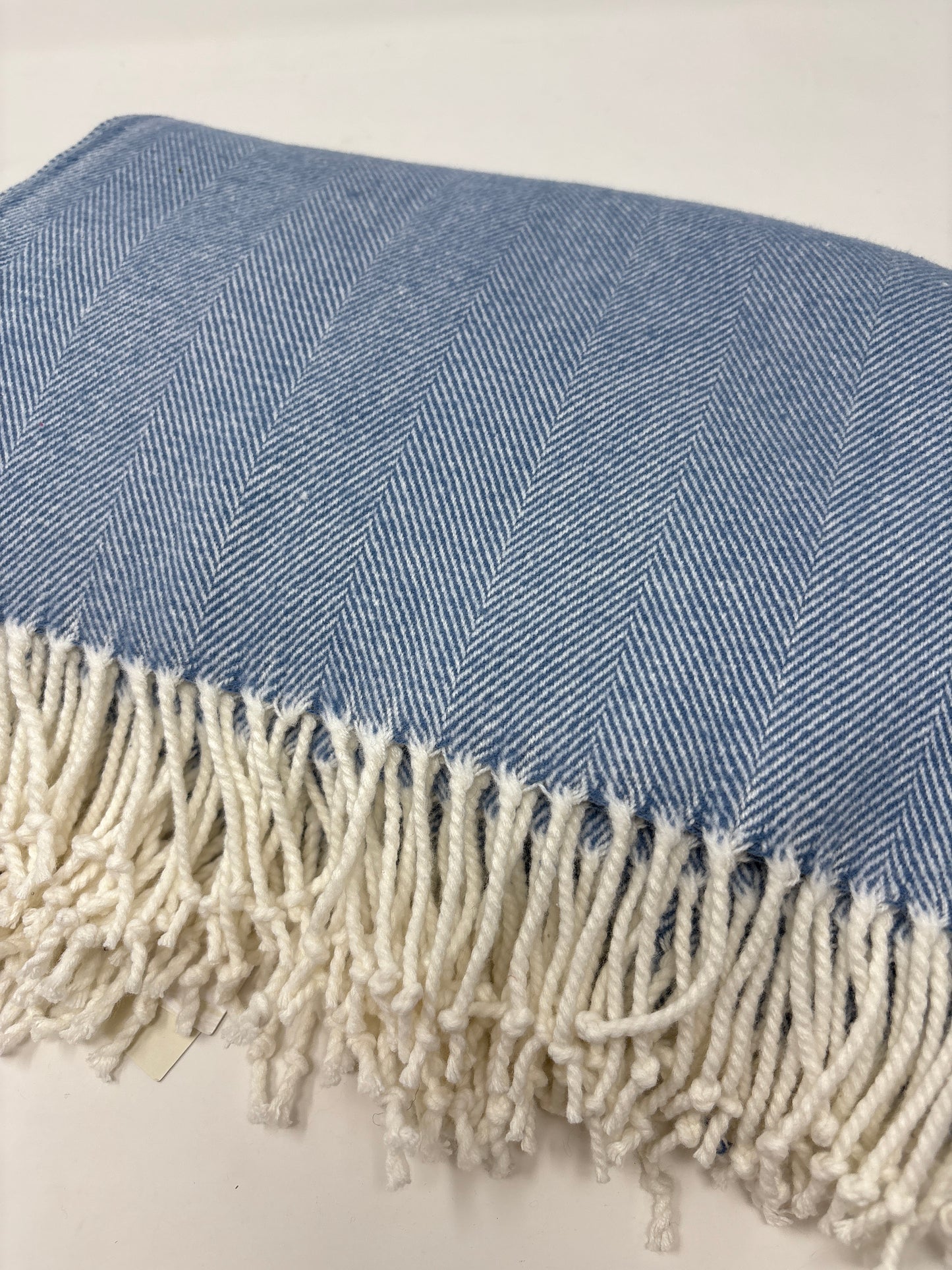 Herringbone Woven Throw Blanket - Many Colors