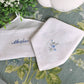Embroidered Mother Hankie with Button Envelope