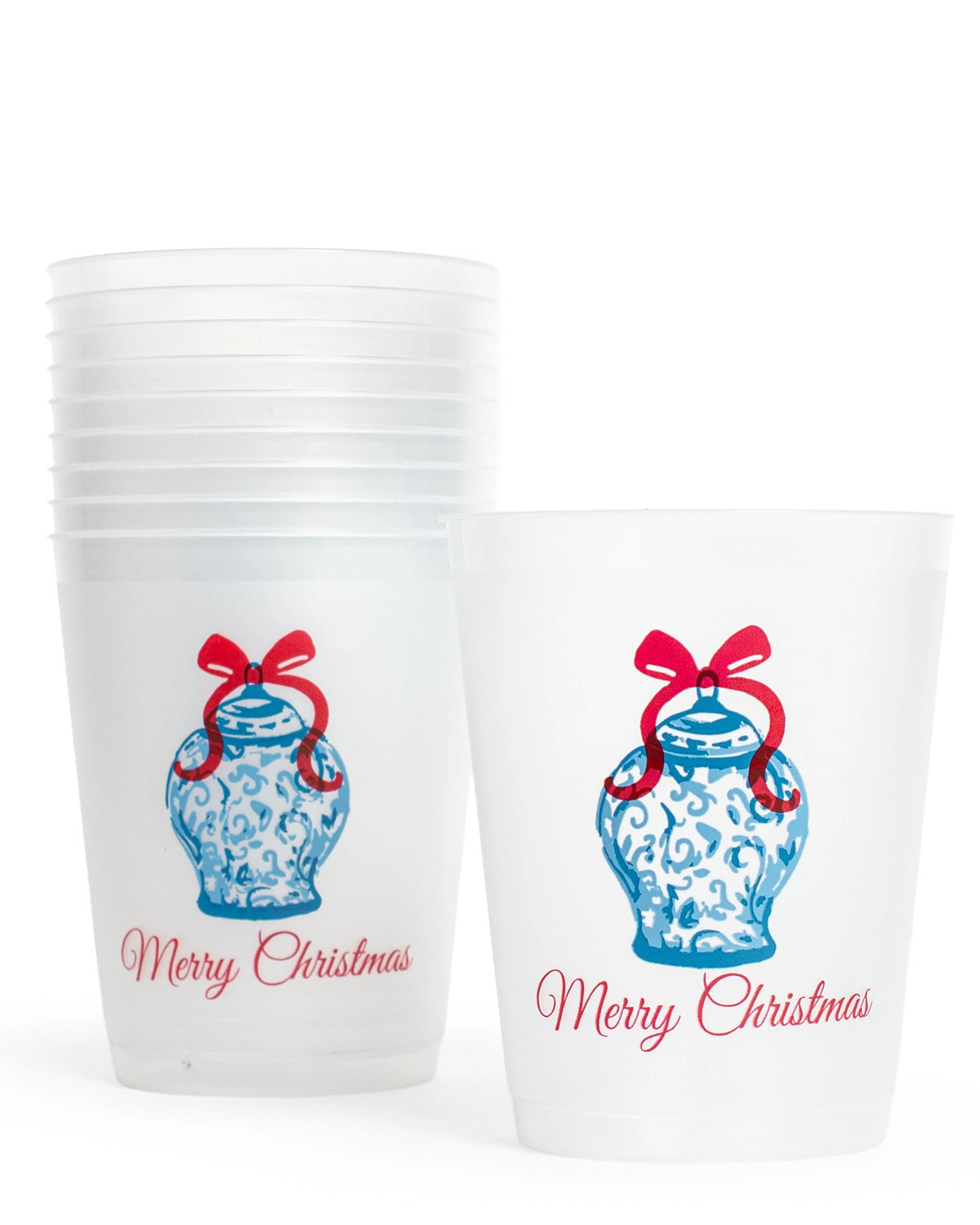 Chinoiserie Merry Christmas Party Cups