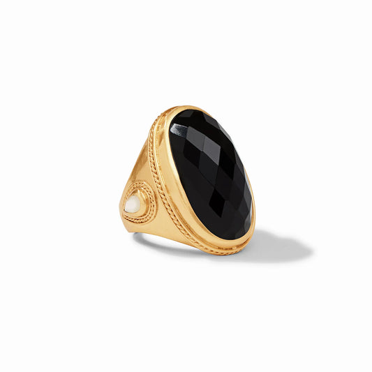 Julie Vos - Silver Ring with Blue Gemstone