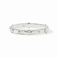 Julie Vos - Silver Bangle with Cross Detail