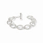 Julie Vos - Hammered Silver or Gold Link Bracelet