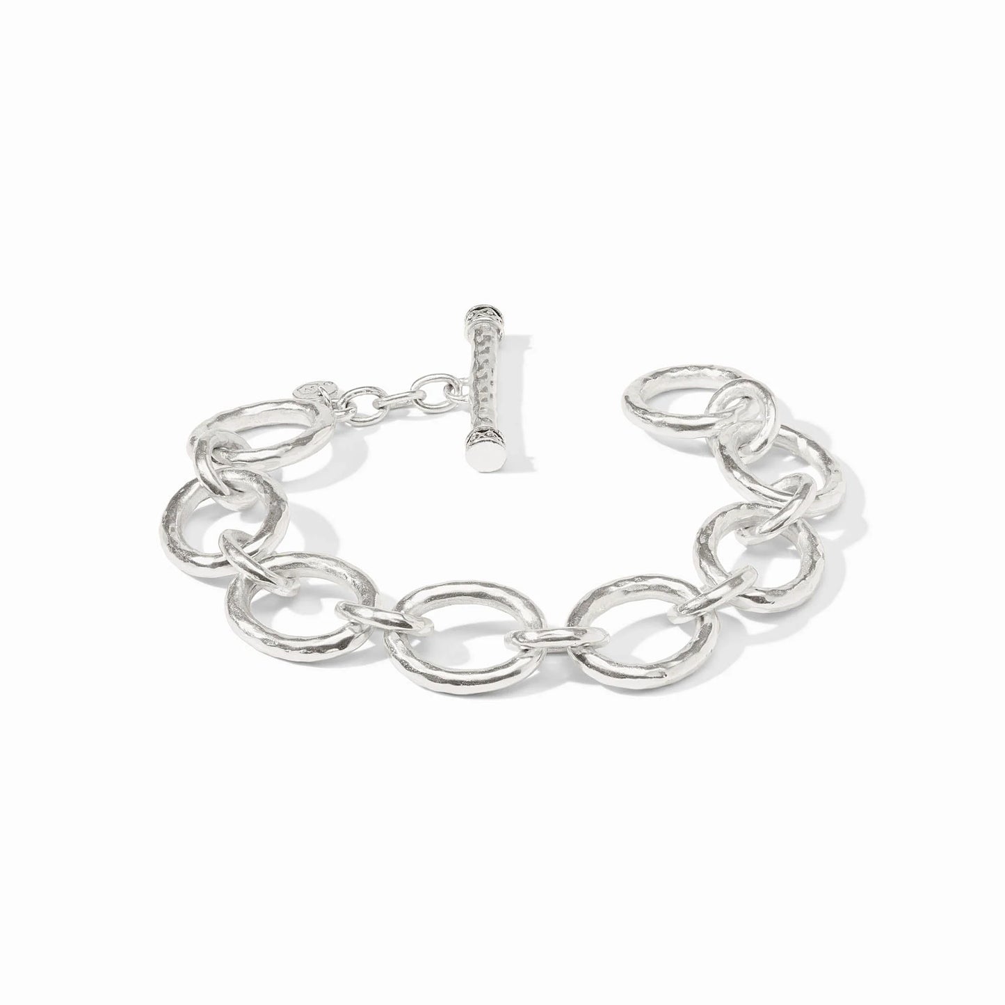 Julie Vos - Hammered Silver or Gold Link Bracelet
