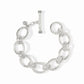 Julie Vos - Hammered Silver or Gold Link Bracelet