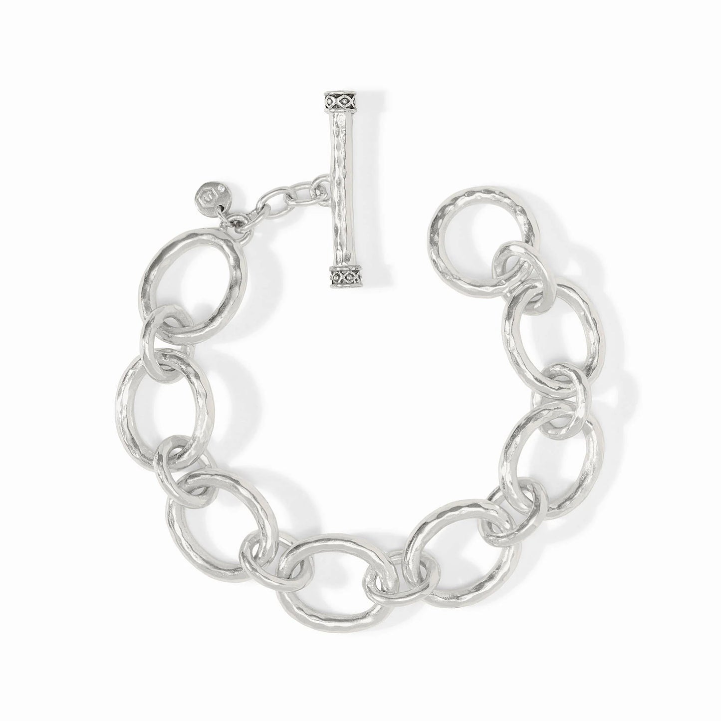 Julie Vos - Hammered Silver or Gold Link Bracelet