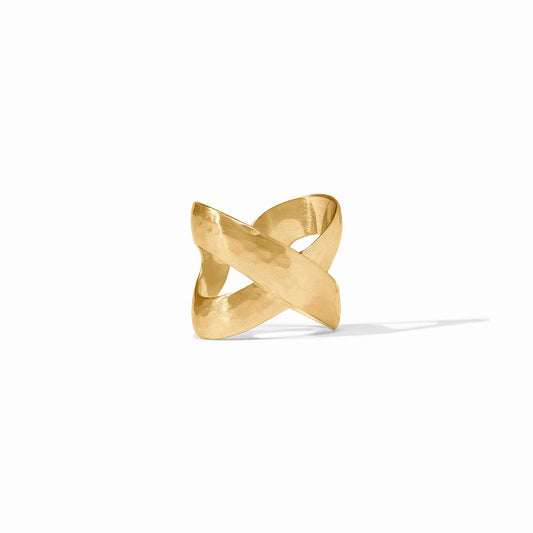 Julie Vos - Gold Criss-Cross Ring