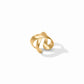Julie Vos - Gold Criss-Cross Ring