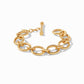 Julie Vos - Hammered Silver or Gold Link Bracelet