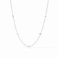 Julie Vos - Delicate Gold or Silver Necklace with CZ