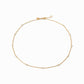 Julie Vos - Delicate Gold or Silver Necklace with CZ