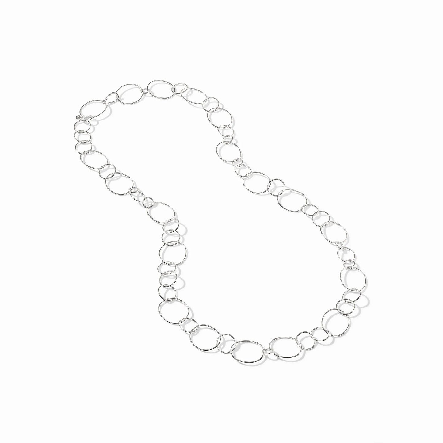 Julie Vos - Long Silver Link Necklace