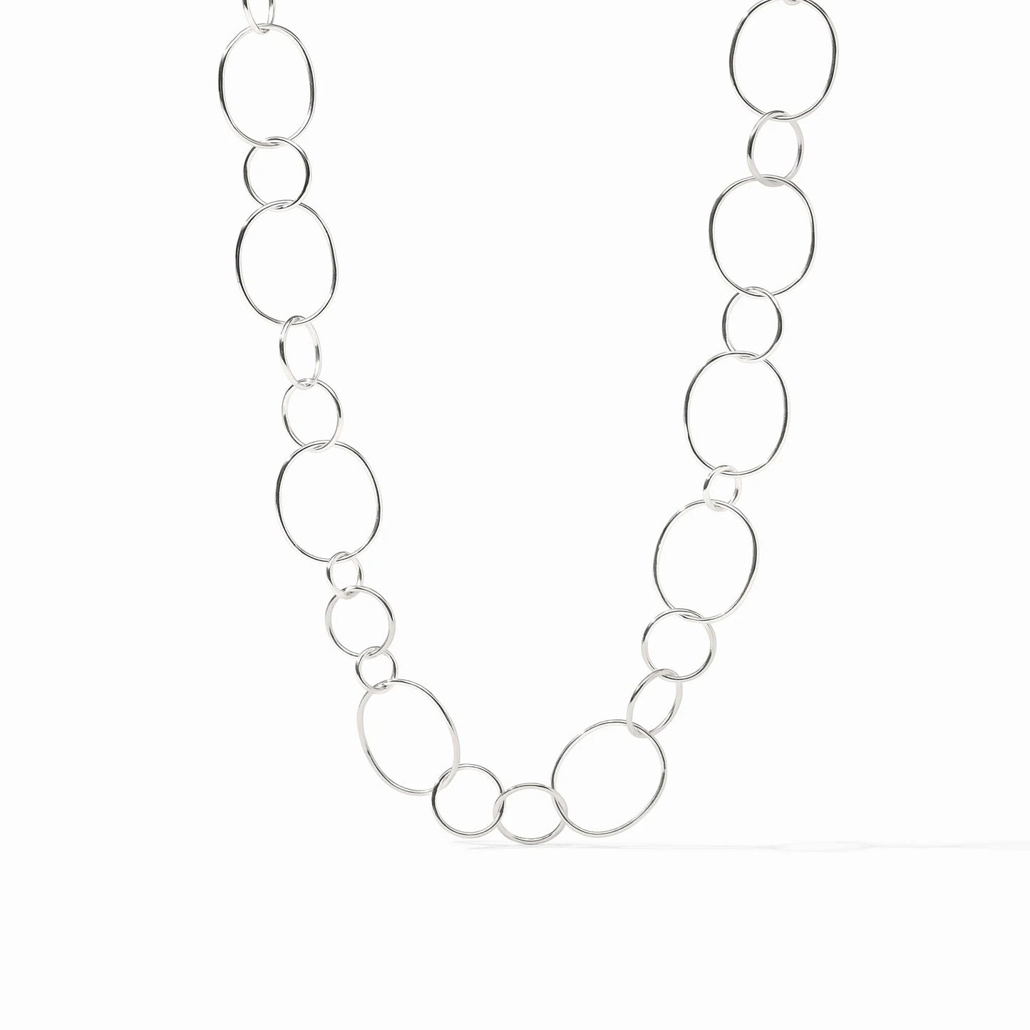 Julie Vos - Long Silver Link Necklace