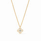 Julie Vos - Gold Chain Necklace with Mother of Pearl Charm