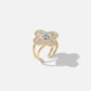 Julie Vos - Gold Mother of Pearl Charm Ring