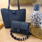 Lilley Line - Handmade Woven Tote - Multiple Colors