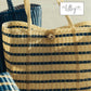 Lilley Line - Handmade Woven Tote - Multiple Colors