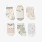 Elegant Baby - On the Farm - Baby Socks - 6 pack