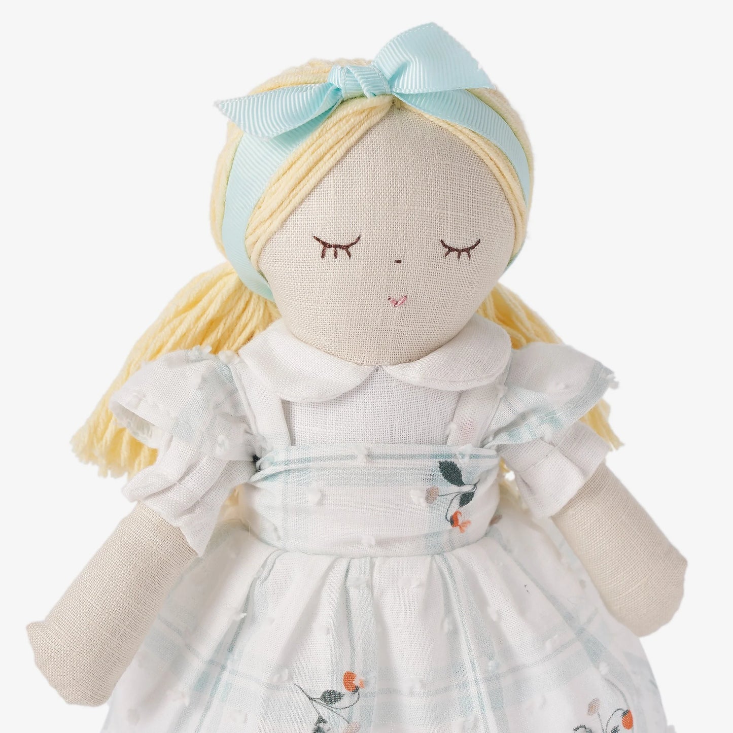 Elegant Baby - Doll in Cherry Dress and Dollhouse Box