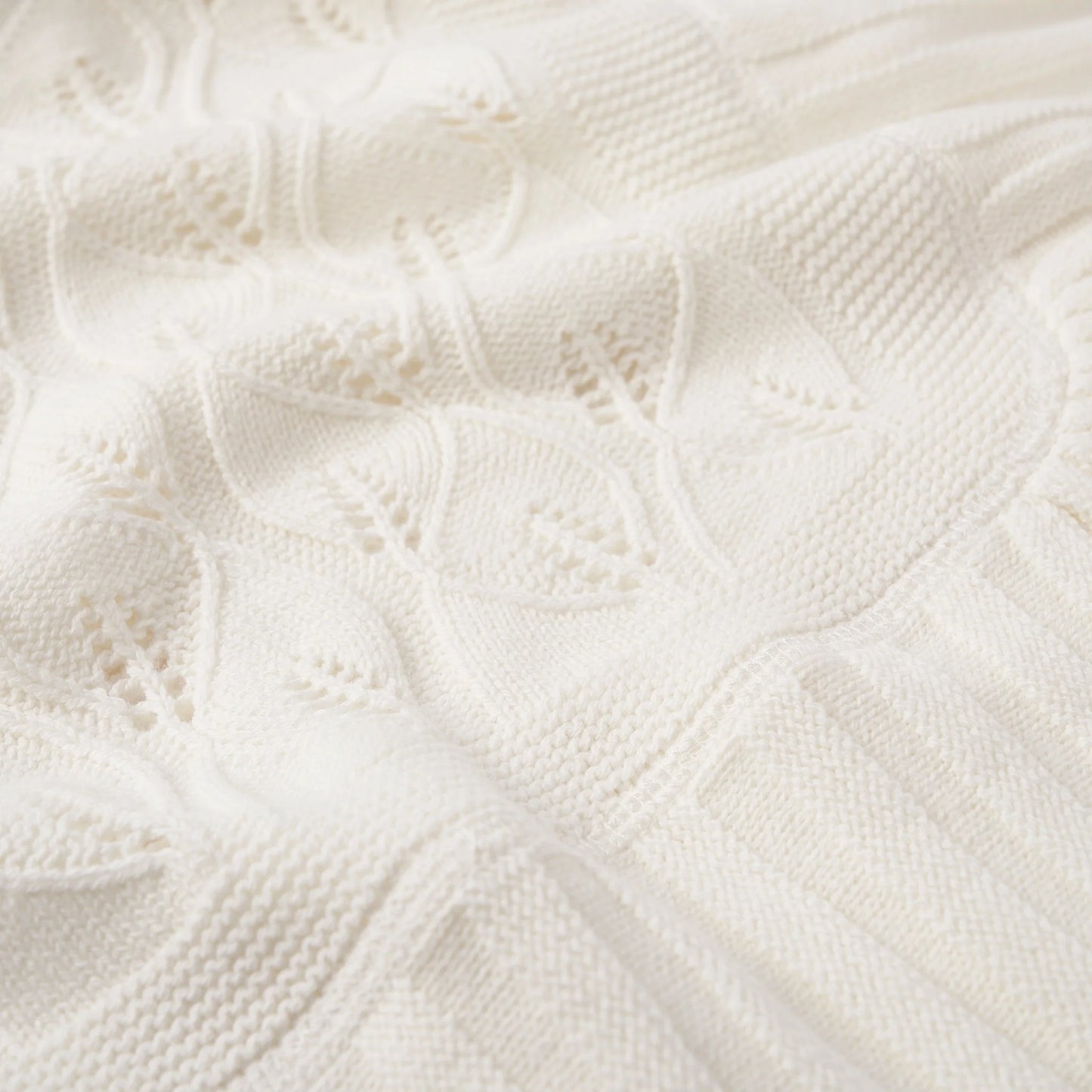 Elegant Baby - White Christening Blanket