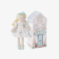 Elegant Baby - Doll in Cherry Dress and Dollhouse Box