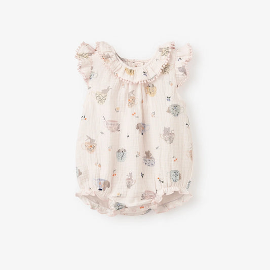 Elegant Baby - Tea Party Organic Muslin Bubble