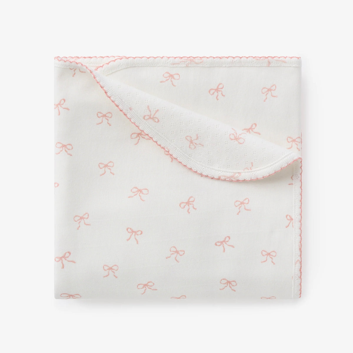 Elegant Baby - Pink Bow Footie or Blanket