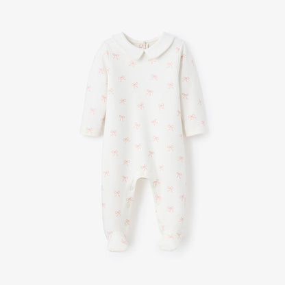 Elegant Baby - Pink Bow Footie or Blanket