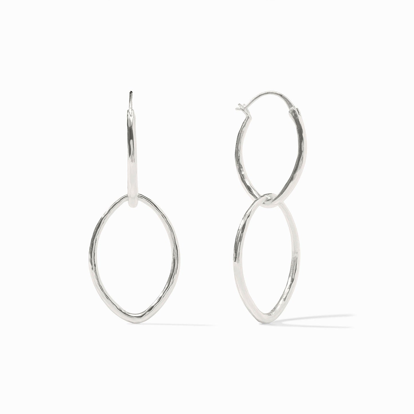 Julie Vos - 2-in-1 Silver Hoops
