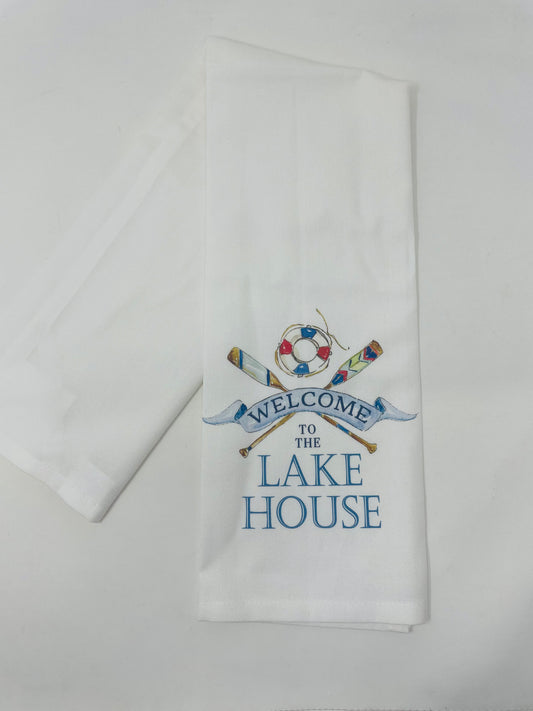 Rosanne Beck - Welcome To The Lake House Towel