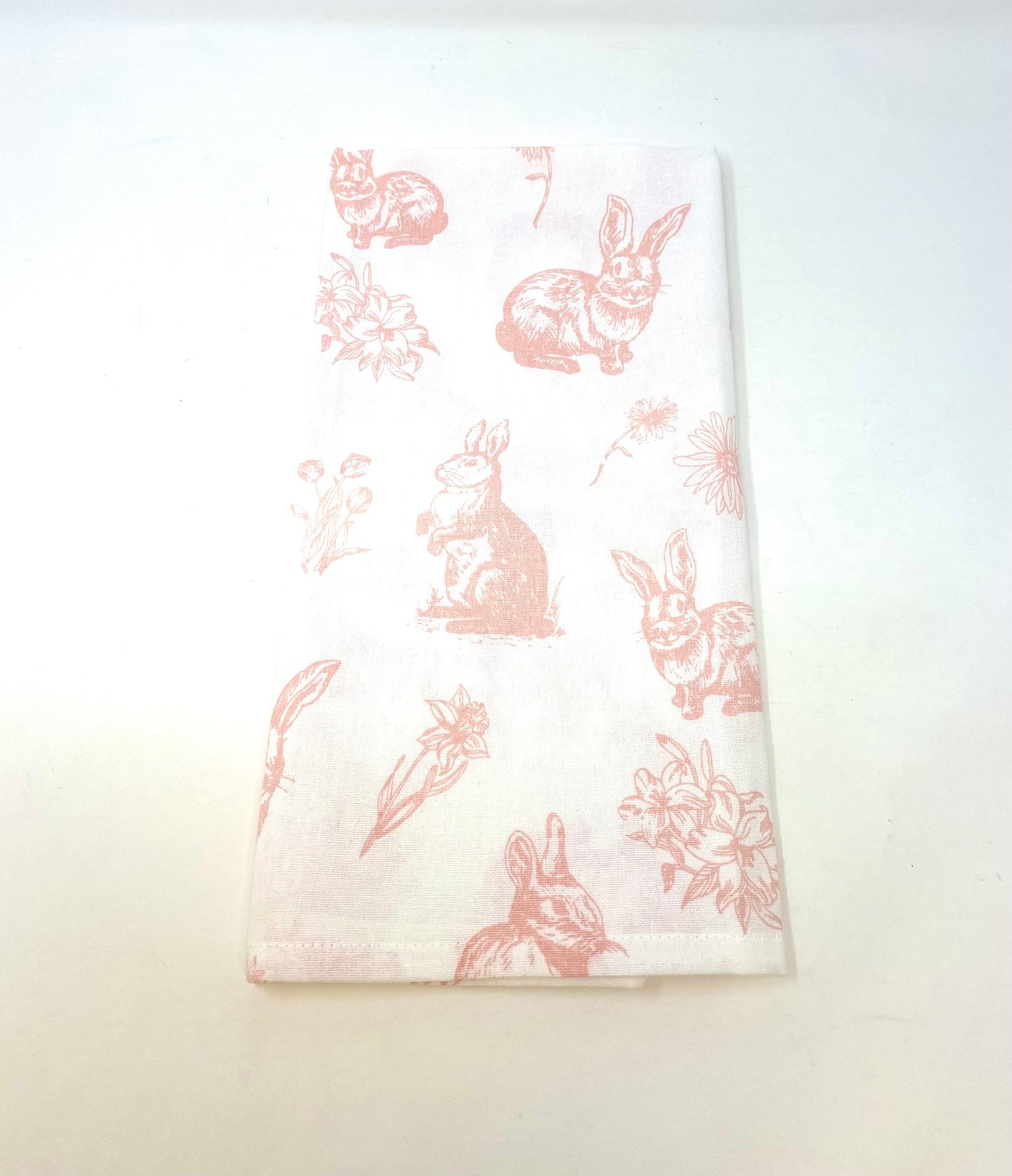 Pink and White Table Napkins