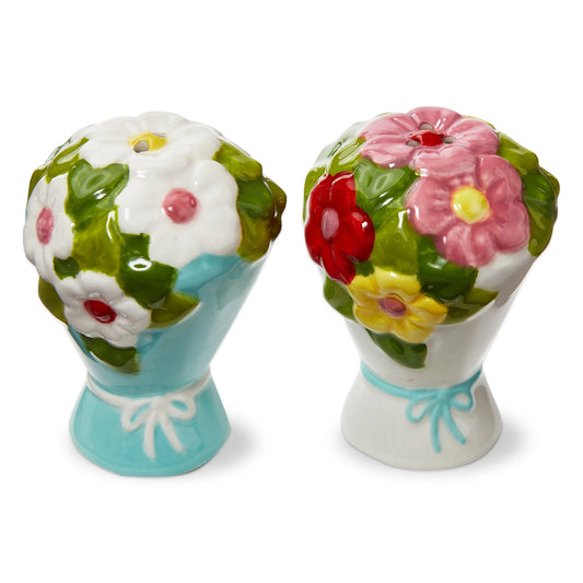 Flower Bouquets Salt & Pepper - Pair