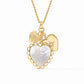 Julie Vos - Long Gold Chain Necklace with Heart Charms