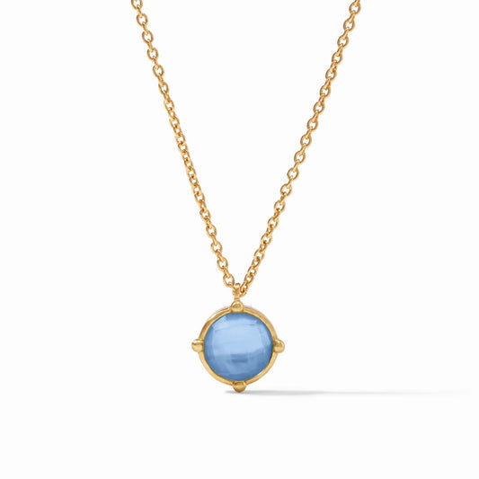 Julie Vos - Gold Necklace with Gemstone and Honeybee